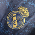 Koszulka Piłkarska Real Madryt 2019/20 Granatowa Retro Koszulka Piłkarska Real Madryt 2019/20 Granatowa Retro