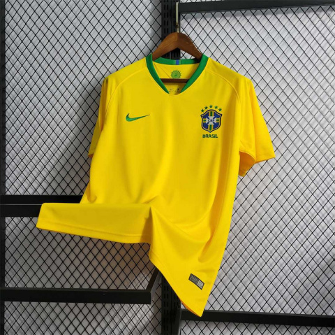 KOSZULKA PIŁKARSKA BRAZYLIA 2018 RETRO KOSZULKA PIŁKARSKA BRAZYLIA 2018 RETRO