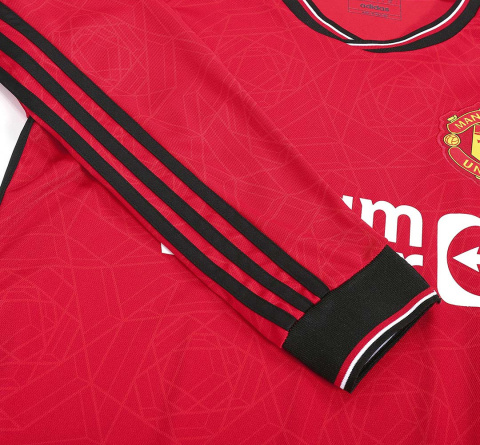 Koszulka Piłkarska Manchester United 2023/2024 Home Długi Rękaw Koszulka Piłkarska Manchester United 2023/2024 Home Długi Rękaw