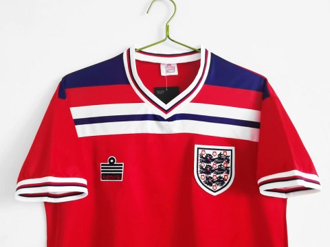 Koszulka Piłkarska Anglia 1982 Away Retro Koszulka Piłkarska Anglia 1982 Away Retro