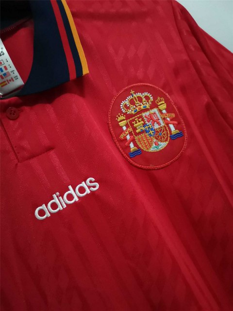Koszulka Piłkarska Hiszpania 1994 Retro Home Koszulka Piłkarska Hiszpania 1994 Retro Home