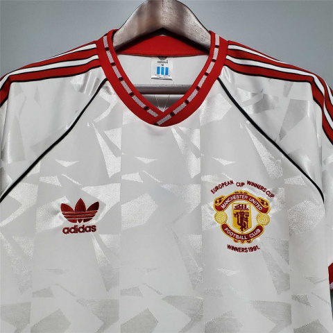 Koszulka Piłkarska Manchester United 1991 Final CWC Retro Koszulka Piłkarska Manchester United 1991 Final CWC Retro