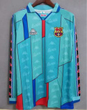Koszulka Piłkarska FC Barcelona 1996/97 Retro Dł Rękaw Koszulka Piłkarska FC Barcelona 1996/97 Retro Dł Rękaw
