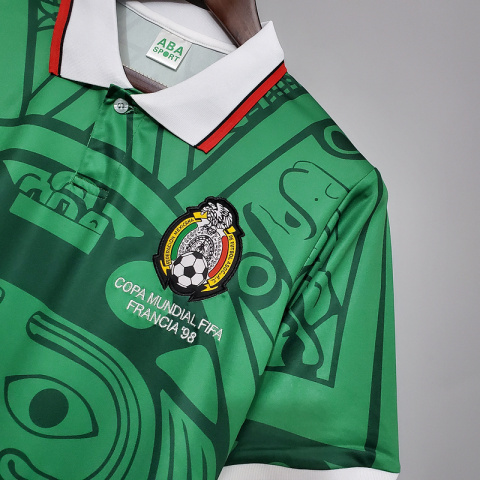 Koszulka Piłkarska Meksyk 1998 Home Retro Koszulka Piłkarska Meksyk 1998 Home Retro