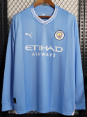 Koszulka piłkarska Manchester City 2023/2024 Home Dł Rękaw Koszulka piłkarska Manchester City 2023/2024 Home Dł Rękaw