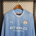 Koszulka piłkarska Manchester City 2023/2024 Home Dł Rękaw Koszulka piłkarska Manchester City 2023/2024 Home Dł Rękaw