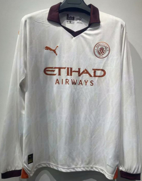 Koszulka piłkarska Manchester City 2023/2024 Away Dł Rękaw Koszulka piłkarska Manchester City 2023/2024 Away Dł Rękaw