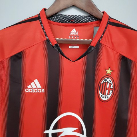 Koszulka Piłkarska AC Milan 2004/2005 Home Retro Koszulka Piłkarska AC Milan 2004/2005 Home Retro