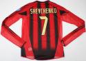Koszulka Piłkarska AC Milan 2004/2005 Home Retro Długi Rękaw Koszulka Piłkarska AC Milan 2004/2005 Home Retro Długi Rękaw