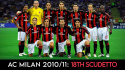 Koszulka Piłkarska AC Milan 2010/2011 Home Retro