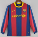 Koszulka Piłkarska FC Barcelona 2010/2011 Retro Długi Rękaw, Messi, Xavi, Iniesta Koszulka Piłkarska FC Barcelona 2010/2011 Retro Długi Rękaw, Messi, Xavi, Iniesta