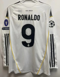 Koszulka Piłkarska Real Madryt 2009/2010 Retro Długi Rękaw, Ronaldo, Kaka Koszulka Piłkarska Real Madryt 2009/2010 Retro Długi Rękaw, Ronaldo, Kaka