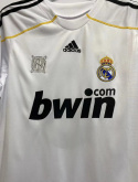 Koszulka Piłkarska Real Madryt 2009/2010 Retro Długi Rękaw, Ronaldo, Kaka Koszulka Piłkarska Real Madryt 2009/2010 Retro Długi Rękaw, Ronaldo, Kaka