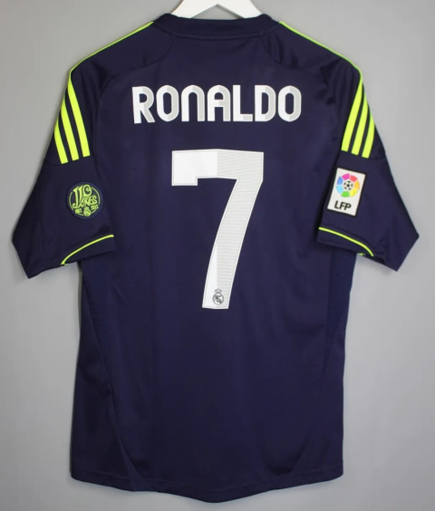 Koszulka Piłkarska Real Madryt 2012/2013 Granatowa Retro, Ronaldo Koszulka Piłkarska Real Madryt 2012/2013 Granatowa Retro, Ronaldo