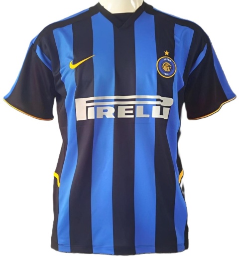 Koszulka Piłkarska Inter Mediolan 2002/2003 Home Retro, Vieri, Crespo Koszulka Piłkarska Inter Mediolan 2002/2003 Home Retro, Vieri, Crespo