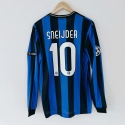 Koszulka Piłkarska Inter Mediolan 2009/2010 Home Dł. Rękaw Retro, #10 Sneijder Koszulka Piłkarska Inter Mediolan 2009/2010 Home Dł. Rękaw Retro, #10 Sneijder