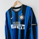 Koszulka Piłkarska Inter Mediolan 2009/2010 Home Dł. Rękaw Retro, Milito, Sneijder, Eto'o Koszulka Piłkarska Inter Mediolan 2009/2010 Home Dł. Rękaw Retro, Milito, Sneijder, Eto'o