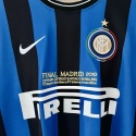 Koszulka Piłkarska Inter Mediolan 2009/2010 Home Dł. Rękaw Retro, Milito, Sneijder, Eto'o Koszulka Piłkarska Inter Mediolan 2009/2010 Home Dł. Rękaw Retro, Milito, Sneijder, Eto'o