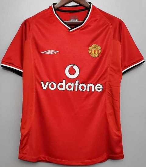 Koszulka Piłkarska Manchester United 2000/2001 Home Retro, Beckham, Scholes, Giiggs Koszulka Piłkarska Manchester United 2000/2001 Home Retro, Beckham, Scholes, Giiggs