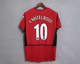 Koszulka Piłkarska Manchester United 2002/2003 Home Retro, Beckham, van Nistelrooy, Scholes