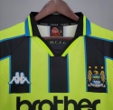 Koszulka Piłkarska Manchester City 1998/1999 Away Retro Koszulka Piłkarska Manchester City 1998/1999 Away Retro