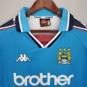 Koszulka Piłkarska Manchester City 1998/1999 Home Retro Koszulka Piłkarska Manchester City 1998/1999 Home Retro