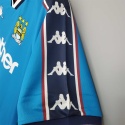 Koszulka Piłkarska Manchester City 1998/1999 Home Retro Koszulka Piłkarska Manchester City 1998/1999 Home Retro
