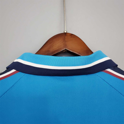 Koszulka Piłkarska Manchester City 1998/1999 Home Retro Koszulka Piłkarska Manchester City 1998/1999 Home Retro