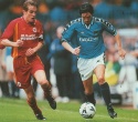 Koszulka Piłkarska Manchester City 1998/1999 Home Retro Koszulka Piłkarska Manchester City 1998/1999 Home Retro