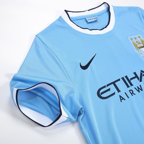 Koszulka Piłkarska Manchester City 2013/2014 Home Retro, Aguero, Yaya Toure Koszulka Piłkarska Manchester City 2013/2014 Home Retro, Aguero, Yaya Toure