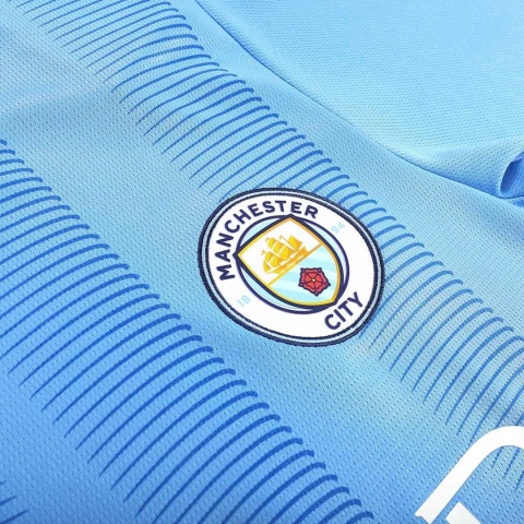 Koszulka Manchester City Home 2023/2024 Fan, Haaland, De Bruyne, Koszulki Piłkarskie Ligi Angielskiej Koszulka Manchester City Home 2023/2024 Fan, Haaland, De Bruyne, Koszulki Piłkarskie Ligi Angielskiej