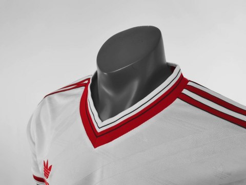 Koszulka Piłkarska Manchester United 1986/1988 Away White Retro Koszulka Piłkarska Manchester United 1986/1988 Away White Retro