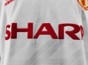 Koszulka Piłkarska Manchester United 1986/1988 Away White Retro Koszulka Piłkarska Manchester United 1986/1988 Away White Retro
