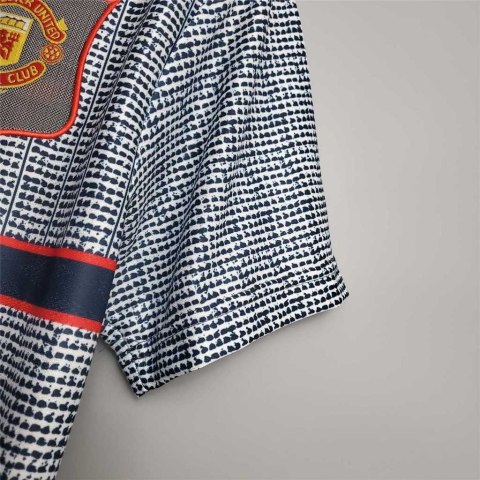 Koszulka Piłkarska Manchester United 1995/1996 Away Retro, Beckham, Cantona, Giggs, Scholes Koszulka Piłkarska Manchester United 1995/1996 Away Retro, Beckham, Cantona, Giggs, Scholes