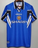 Koszulka Piłkarska Manchester United 1996/1997 Away Retro, Beckham, Cantona, Giggs, Scholes Koszulka Piłkarska Manchester United 1996/1997 Away Retro, Beckham, Cantona, Giggs, Scholes