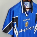 Koszulka Piłkarska Manchester United 1996/1997 Away Retro, Beckham, Cantona, Giggs, Scholes Koszulka Piłkarska Manchester United 1996/1997 Away Retro, Beckham, Cantona, Giggs, Scholes