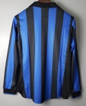 Koszulka Piłkarska Inter Mediolan 1998/1999 Home Retro Długi Rękaw, Ronaldo, Baggio Koszulka Piłkarska Inter Mediolan 1998/1999 Home Retro Długi Rękaw, Ronaldo, Baggio