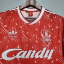 Koszulka Piłkarska Liverpool FC 1989/1991 Home Retro Koszulka Piłkarska Liverpool FC 1989/1991 Home Retro