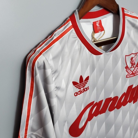 Koszulka Piłkarska Liverpool FC 1989/1991 Away Retro, McManaman, Rush Koszulka Piłkarska Liverpool FC 1989/1991 Away Retro, McManaman, Rush