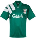 Koszulka Piłkarska Liverpool FC 1992/1993 Away Retro, Fowler, Barnes, Redknapp Koszulka Piłkarska Liverpool FC 1992/1993 Away Retro, Fowler, Barnes, Redknapp