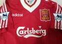 Koszulka Piłkarska LiverpoolFC 1995/1996 Home Retro, Rush, Fowler, McManaman Koszulka Piłkarska LiverpoolFC 1995/1996 Home Retro, Rush, Fowler, McManaman