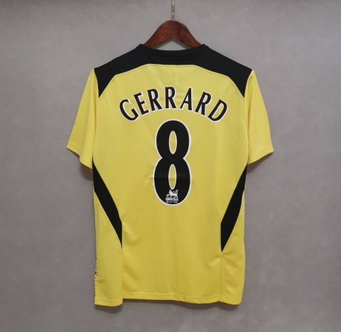 Koszulka Piłkarska Liverpool FC 2004/2005 Away Retro, Gerrard, Morientes, Baros Koszulka Piłkarska Liverpool FC 2004/2005 Away Retro, Gerrard, Morientes, Baros
