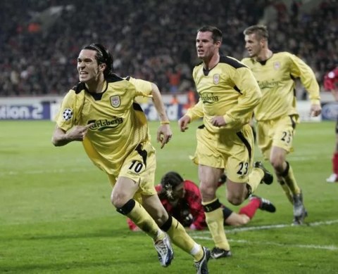 Koszulka Piłkarska Liverpool FC 2004/2005 Away Retro Koszulka Piłkarska Liverpool FC 2004/2005 Away Retro