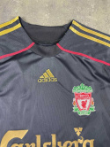 Koszulka Piłkarska Liverpool FC 2009/2010 Away Retro Długi Rękaw, Gerrard, Torres Koszulka Piłkarska Liverpool FC 2009/2010 Away Retro Długi Rękaw, Gerrard, Torres