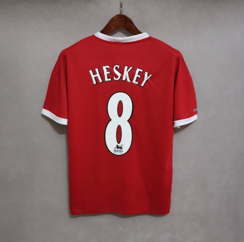 Koszulka Piłkarska Liverpool FC 2001/2002 UCL Home Retro, Owen, Heskey Koszulka Piłkarska Liverpool FC 2001/2002 UCL Home Retro, Owen, Heskey