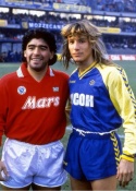 Koszulka Piłkarska SSC Napoli 1988/1989 Away Red Retro Koszulka Piłkarska SSC Napoli 1988/1989 Away Red Retro