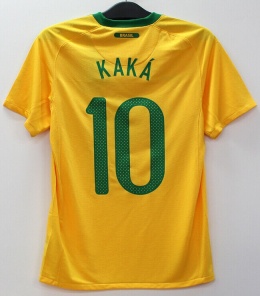 Koszulka Piłkarska Brazylia 2010 Home Retro, #10 Kaka