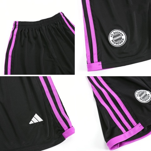 Piłkarski Komplet Strój Dziecięcy Bayern Monachium Away 2023/2024 Piłkarski Komplet Strój Dziecięcy Bayern Monachium Away 2023/2024