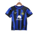 Komplet Dziecięcy Strój Piłkarski Inter Mediolan Home 2023/2024, Lautaro, Barella Komplet Dziecięcy Strój Piłkarski Inter Mediolan Home 2023/2024, Lautaro, Barella