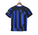 Komplet Dziecięcy Strój Piłkarski Inter Mediolan Home 2023/2024, Lautaro, Barella Komplet Dziecięcy Strój Piłkarski Inter Mediolan Home 2023/2024, Lautaro, Barella